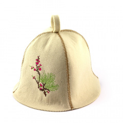 Банна шапка Luxyart Квітуча сакура Білий (LA-384) Миколаїв