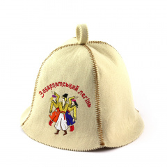 Банная шапка Luxyart Закарпатський легінь Белый (LA-403) Київ