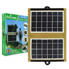 Cонячна панель cкладна CCLamp CL-670 7W з USB виходом, універсальна зарядка від сонця solar panel Харків