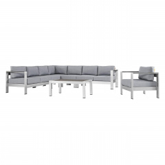 Комплект вуличних меблів диван стілець крісло в стилі LOFT Сірий (NS-322) Чернігів