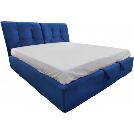 Ліжко двоспальне BNB Gold Comfort 180 x 200 см Simple Синій