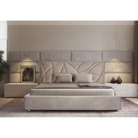 Ліжко двоспальне BNB Aurora Premium 160 х 200 см Simple Рожевий