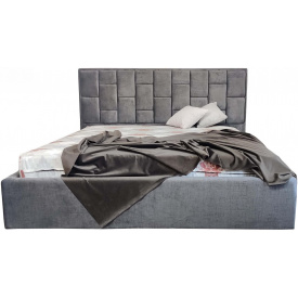 Ліжко BNB Royal Premium 90 х 200 см Simple Сірий