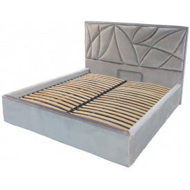 Кровать двуспальная BNB Aurora Comfort 180 x 200 см Simple Серый