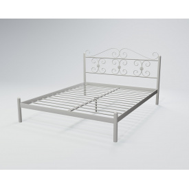 Ліжко двоспальне BNB BegoniyaDesign 120x200 біло-сірий