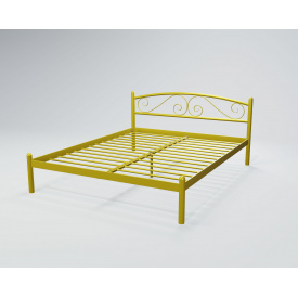 Ліжко двоспальне BNB ViolaDesign 140х190 жовтий