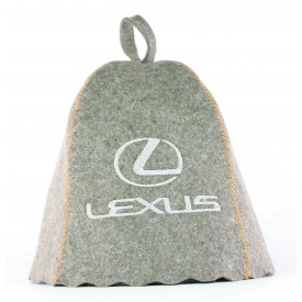 Банная шапка Luxyart "Lexus" One size серый (LA-957)