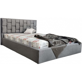Ліжко двоспальне BNB Royal Premium 180 х 200 см Simple Сірий