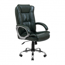 Офисное кресло руководителя Richman California Хром M2 Anyfix Темно-зеленый