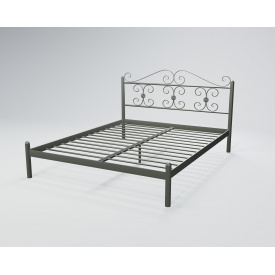 Ліжко двоспальне BNB BegoniyaDesign 140x200 сірий