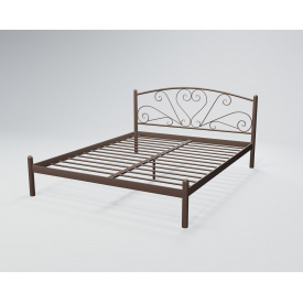 Кровать двухспальная BNB KarissaDesign 140х200 темно-коричневый