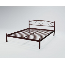 Кровать двухспальная BNB ViolaDesign 180х200 бордовый