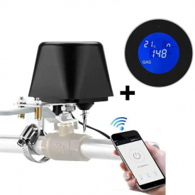 Розумна wifi система захисту від витоку газу для діаметра труби 3/4 дюйми DN20 Nectronix CW-20DN KIT, Tuya app (100758)