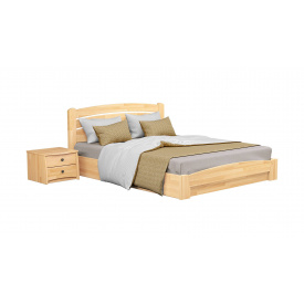Ліжко дерев'яне Estella Селена Аурі 120х190 Бук натуральний Щит 2Л4