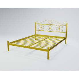 Ліжко двоспальне BNB BegoniyaDesign 160x190 жовтий