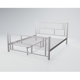 Ліжко двоспальне BNB AmisDesign 160x190 біло-сірий