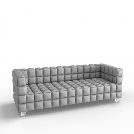 Тримісний диван KULIK SYSTEM NEXUS Антара 3 Сріблястий (hub_xbzO41174)