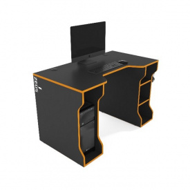 Геймерський стіл ZEUS TRON-4 чорний/оранжевий
