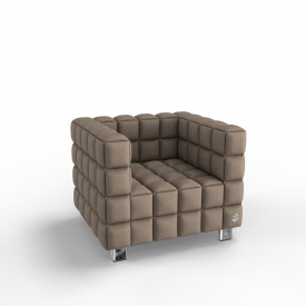 Мягкое кресло KULIK SYSTEM NEXUS Ткань 1 Карамельный (hub_VYPQ93570)