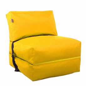Бескаркасное кресло раскладушка Tia-Sport 210х80 см желтый (sm-0666-17)