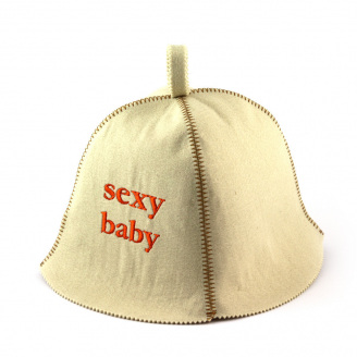 Банная шапка Luxyart Sexy baby Белый (LA-369)