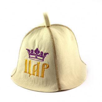 Банна шапка Luxyart Цар Білий (LA-387)