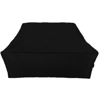 Безкаркасний модульний Пуф-столик Блек Tia-Sport (sm-0948-8) чорний
