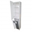 Шкаф-пенал пластиковый напольный Mikola-M TOKIO c HPL 3103 gloss 40 см Бело-черный Нова Каховка