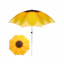 Пляжна парасолька від сонця велика з нахилом Stenson "Соняшник" 2 м Жовтий Ужгород