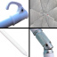 Пляжный зонт с наклоном Umbrella Anti-UV от УФ излучения Ø200 см синий 127-12527282 Новониколаевка