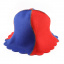 Банная шапка Luxyart Волна Синий с красным (LA-431) Житомир