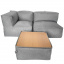 Комплект бескаркасной мебели Блэк Tia-Sport (sm-0692-1) серый Нововолынск