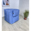 Комплект мебели Tia-Sport Люкс кресло и пуф 64х65х65 см синий (sm-0664) Нововолынск