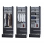 Шкаф для одежды DiPortes "Портленд" К-823-L Графит (80/230/56) МДФ Черкассы
