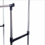 Телескопическая напольная вешалка-стойка для одежды Double-Pole Черный (258535) Тернополь