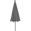 Большой пляжный зонт с тефлоновым покрытием 180 см Livarno Серый (100343334 grey) Надвірна