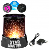 Проектор зоряного неба Star Master Чорний (R0117)