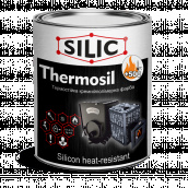 Краска Силик для печей и каминов Thermosil - 500 Серебро 1кг (TS5001s)