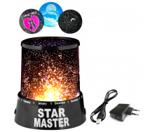 Проектор зоряного неба Star Master Чорний (R0117)