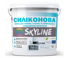 Фарба для ванної кухні та приміщень з підвищеною вологістю силіконова SkyLine 1400 г Білий