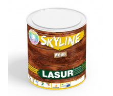 Лазурь декоративно-защитная для обработки дерева LASUR Wood SkyLine Белая 0.75 л