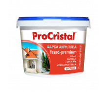 Фарба акрилова фасадна Ирком ProCristal Fasad-Premium IР-132 10 л Білий