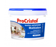 Краска латексная Ирком ProCristal Mattlatex IР-232 белая матовая 3 л