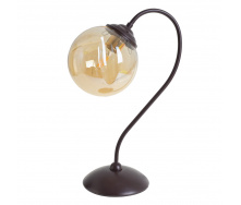 Настольная лампа в современном стиле Brille 60W BL-588 Коричневый