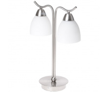 Настольная лампа минимализм декоративная Brille BKL-511 Хром