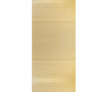 Самоклеюча 3D панель Sticker Wall під бежеву цеглу в рулоні 3080x700x3мм (R009-3)