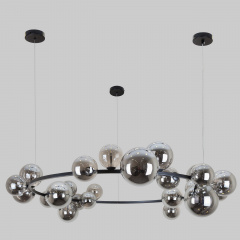 Кругла люстра з кульок на 24 лампи Bubbles Lightled 918-LP267-24 ВК+ВК Бучач