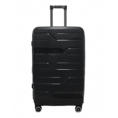 Чемодан большой L полипропилен Milano bag 0306 76×49×31см 82л Черный Еланец