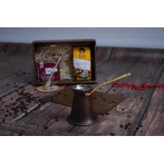 Подарочный набор кофе с туркой АНТВЕРПЕН Gorillas Market 320мл (Патина) Суми