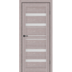 Дверне полотно MS Doors GEORGIA 80см дуб сірий скло сатин Тернопіль